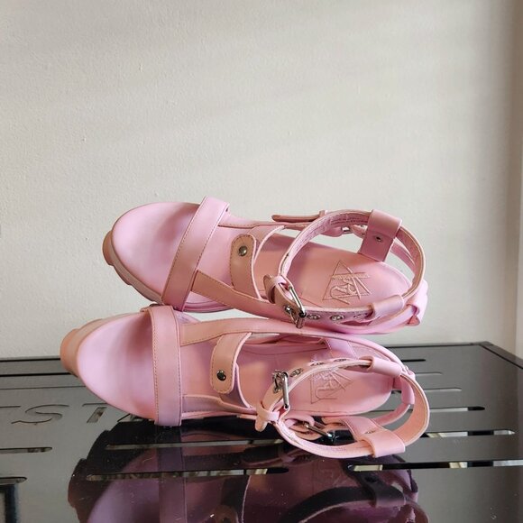 Pink platform sandals size 7 from YRU - Picture 6 of 6
